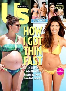 Kourtney K and everyone else on the planet are willing to share their weight loss tips with lowly Us Weekly readers like me!